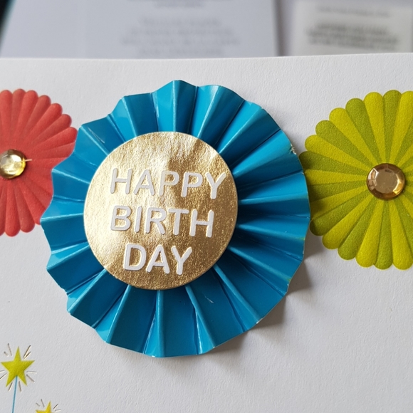 2 pcs C R Gibson Luxury Card Happy Birthday (1 Card with envelopel - Picture 6 of 16